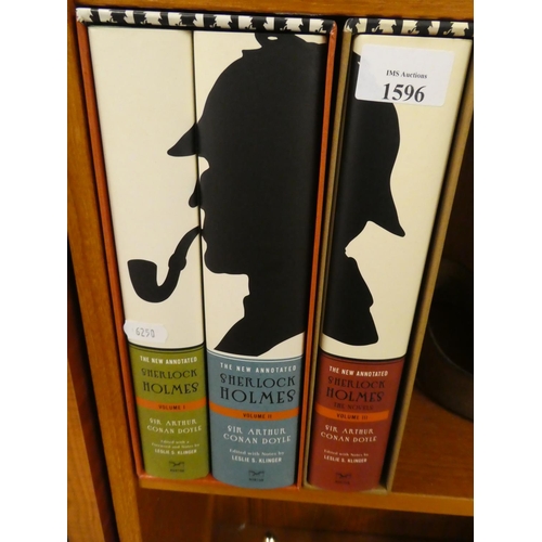 1596 - Three Vols - Sherlock Holmes Stories.