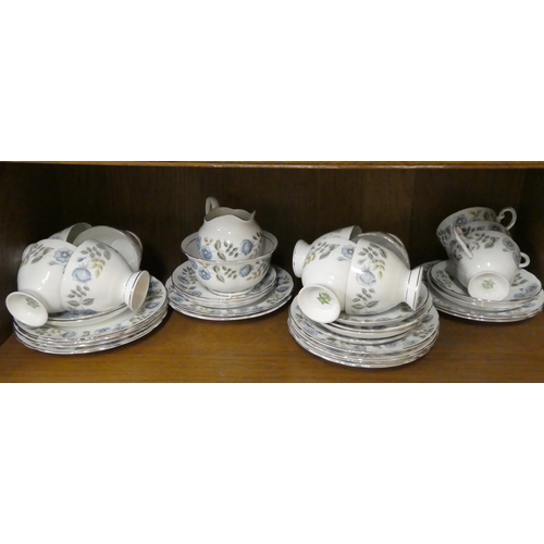 1622 - Tuscan Floral Decorated Bone China Tea Set.