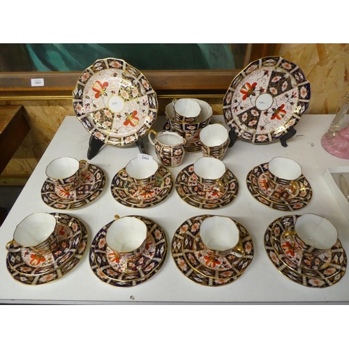 2065 - Royal Crown Derby Imari Pattern Tea Set.