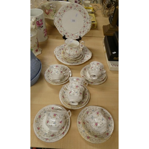 2193 - Paragon Floral Patterned Bone China Tea Set.