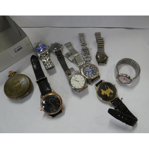 2480 - Box - Wrist & Pocket Watches.