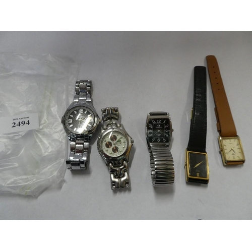 2494 - Assorted Gents Wristwatches.