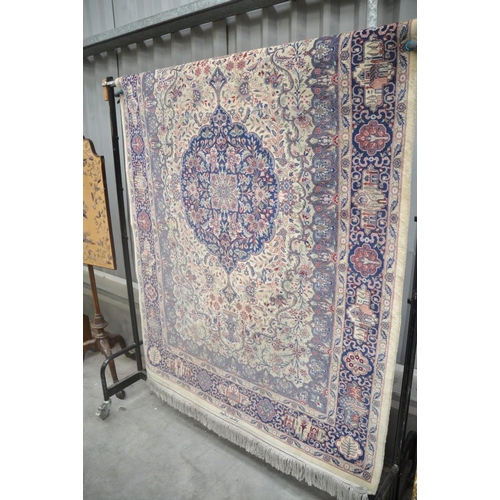 3003 - Signed Persian Design Silk Rug - 140 x 220cm.