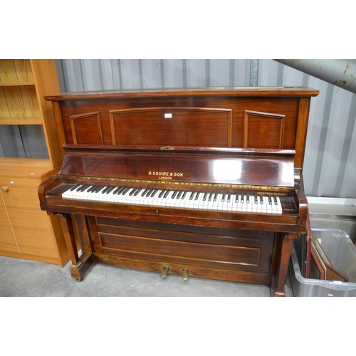 3021 - Mahogany Cased Piano by Squire & Son of London