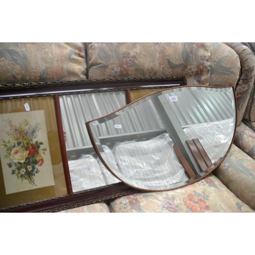 3023 - Bevelled Mirror &  Sectional Mirror