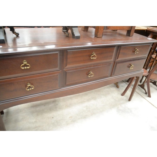 3231 - Stag Dressing Table With 6 Drawers