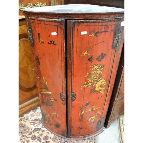 3499 - Chinoiserie Corner Cabinet