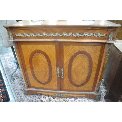 3503 - French King Wood Sideboard with Decorative Ormolu Mounts