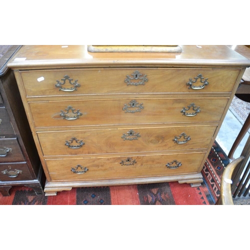 3507 - Victorian Mahogany 4 Drawer Chest