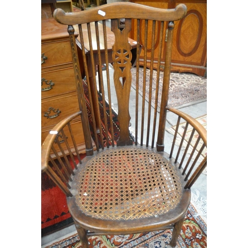 3510 - Pine Bergere Elbow Chair