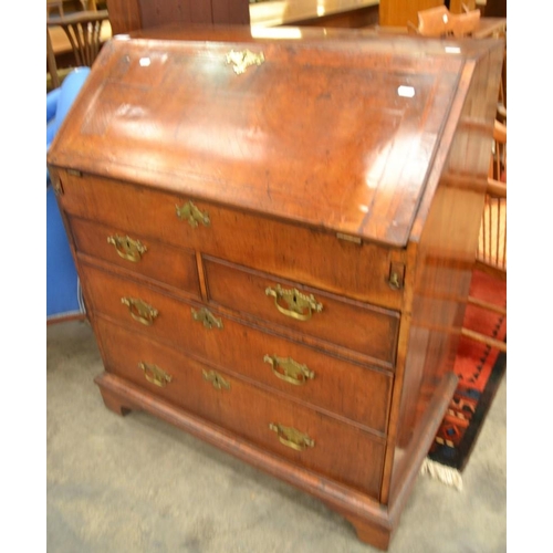 3515 - Antique Mahogany Writing Bureau