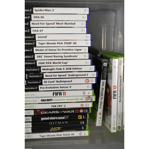 257 - Box - XBox 360 & Playstation2 Computer Games