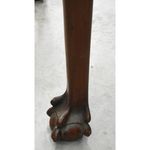 3123 - Mahogany Ball & Claw Foot Centre Table