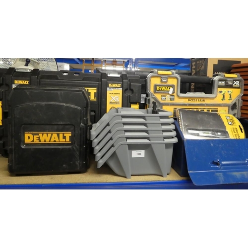 108 - Assorted Tool Boxes & Tools