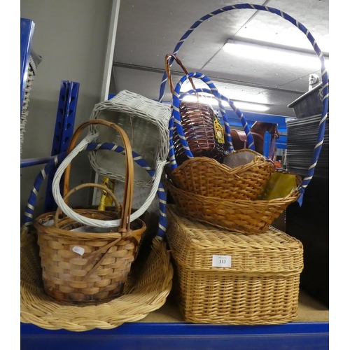 113 - Assorted Wicker Baskets