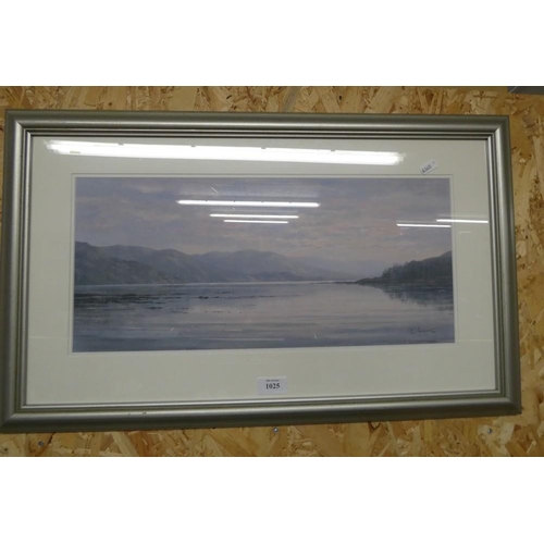 1025 - Framed Pastel Drawing - Entitled 