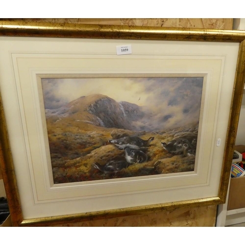 1059 - Framed Archibald Thorburn Print 