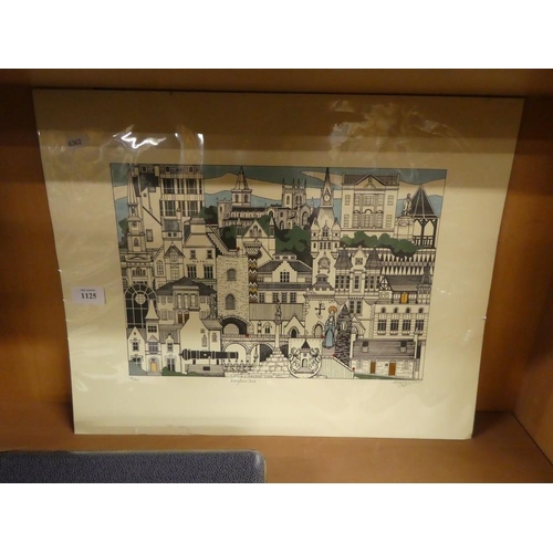 1125 - Ltd Edition Print of Dunfermline.