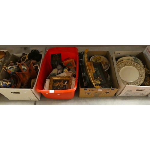 1315 - Four Boxes - Pottery, Treen, Glassware etc.