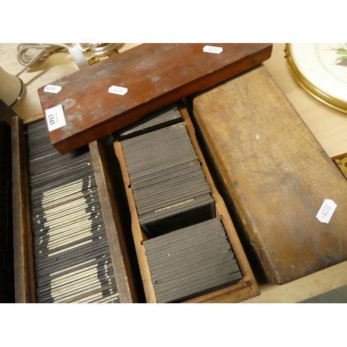 1343 - Two Boxes of Magic Lantern Slides.