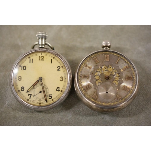 2171 - Silvered Dial & 1 Other Pocket Watch