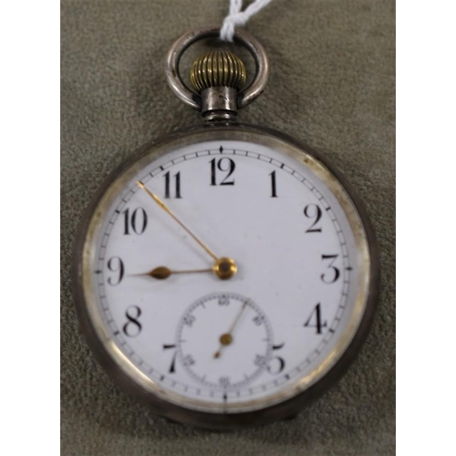 2180 - Gents Silver Pocketwatch.