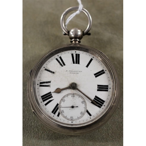 2184 - Large Silver Pocket Watch (As Found)