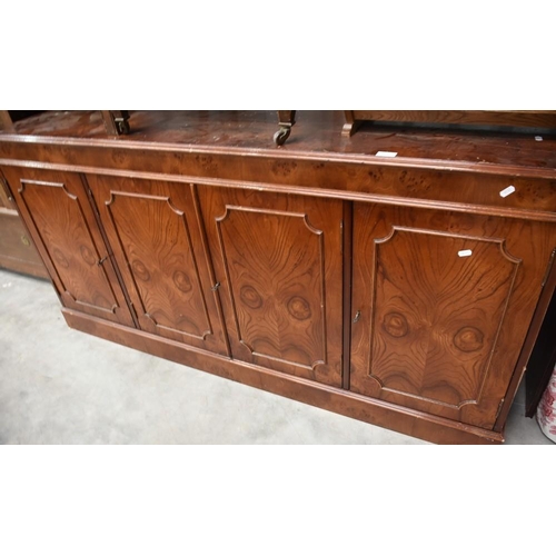 3021 - Yew 4 Door Sideboard