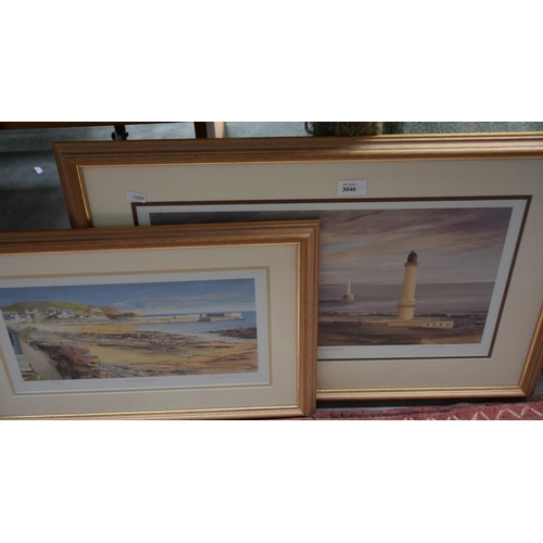 3046 - 2 Signed Prints by Eric Auld - Coastal Scenes