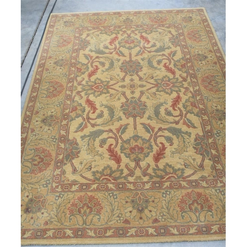 3083 - Wool Geometric Rug  134cm x 188cm