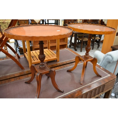 3123 - Pair Of Cherrywood Wine Tables