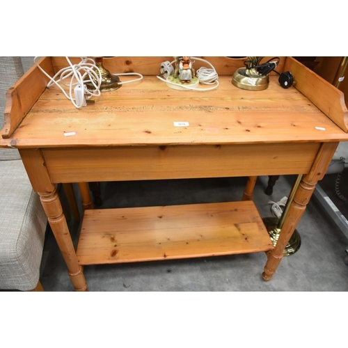 3128 - Victorian Pine Wash Stand