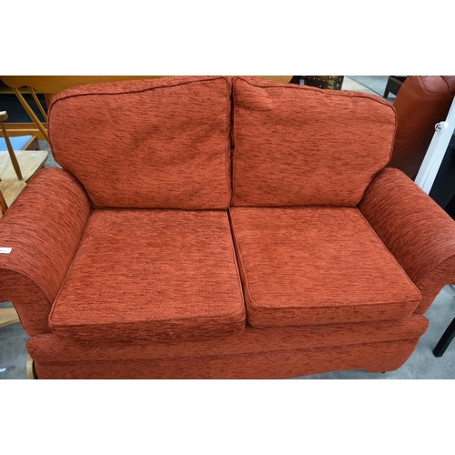 3161 - Red Fabric Drop End Sofa