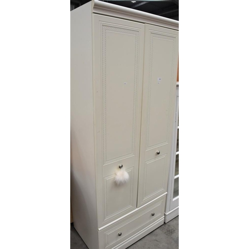 3245 - Double Door Wardrobe With Drawer