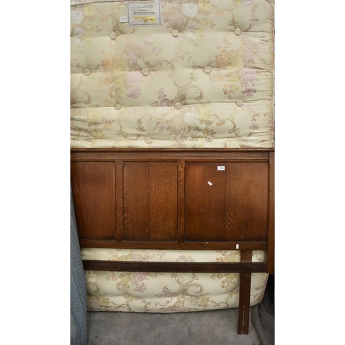 3254 - Double Bed Mattress & Headboard