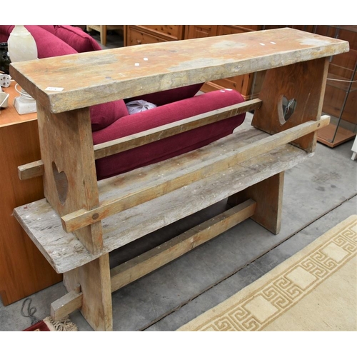 3271 - 2 Oak Benches