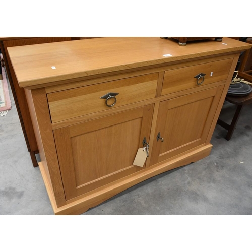 3272 - Light Oak 2 Over 2 Sideboard