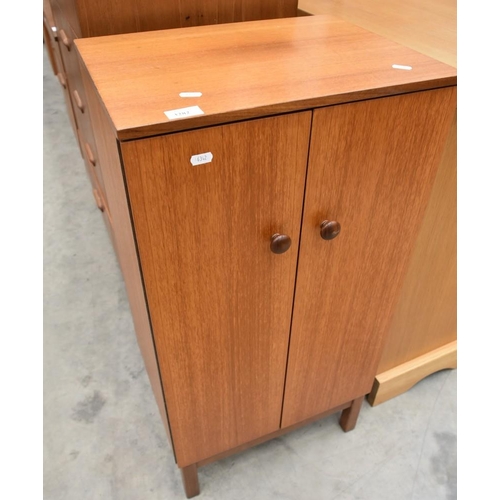 3282 - Vintage Teak Record Cabinet