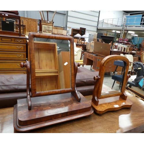 3347 - 2 Victorian Mahogany Mirrors