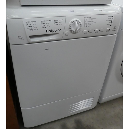 3448 - Hotpoint Aquarius 8kg Condenser Dryer