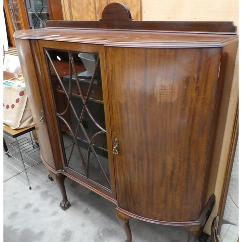 3462 - Mahogany Ball & Claw Foot China Cabinet