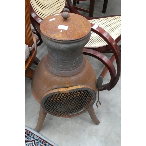 3577 - Cast Iron Chimenea