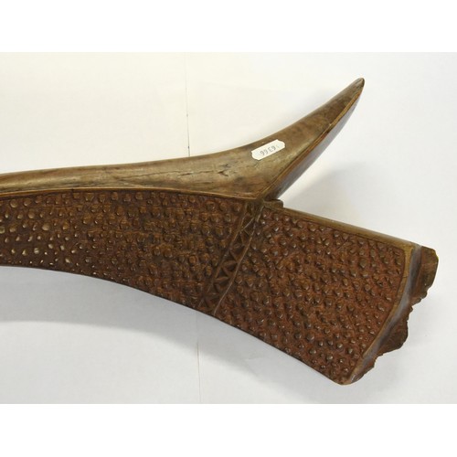 2033 - Fijian Sali Ironwood War Club (110cms Long)