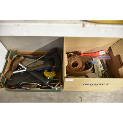 31 - 2 Boxes Of Assorted Hand Tools