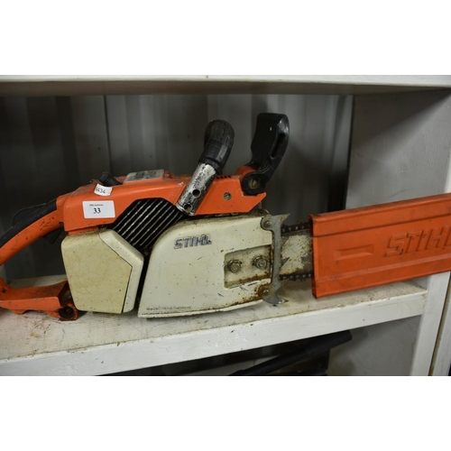 33 - Stihl 031AV Petrol Chainsaw