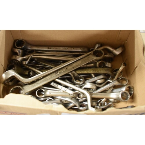 51 - Box Of Double Ended Ring Spanners