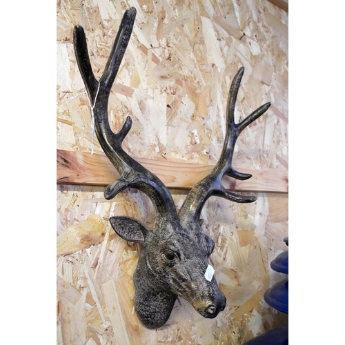 674 - Modern Resin Stag Head