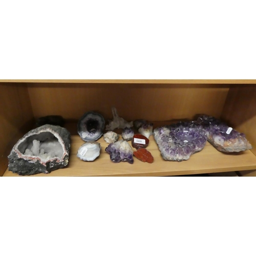 1035 - A Collection of Amethyst & Other Rock Specimens.