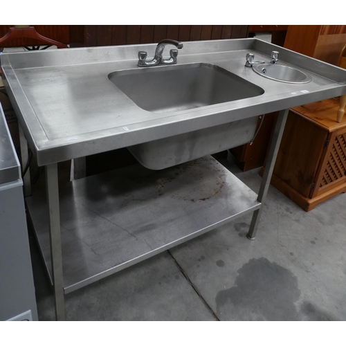 3180 - Commercial Stainless Steel Sink Unit