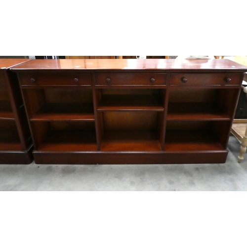 3346 - Mahogany Bookcase with Drawers